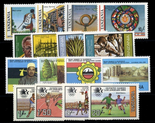 1981, Tansania, 181-84 u.a., **