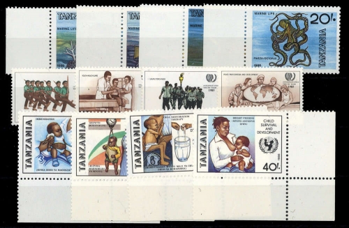 1986, Tansania, 288-91 u.a., **