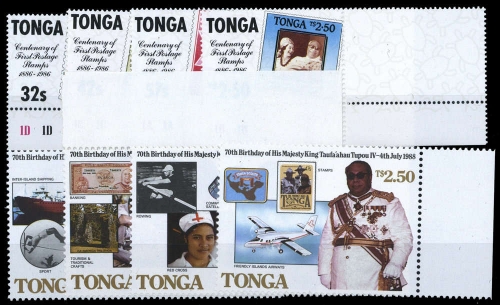 1986, Tonga, 959-62 u.a., **