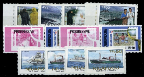 1985, Niuafoou Inseln, 57-60 u.a., **