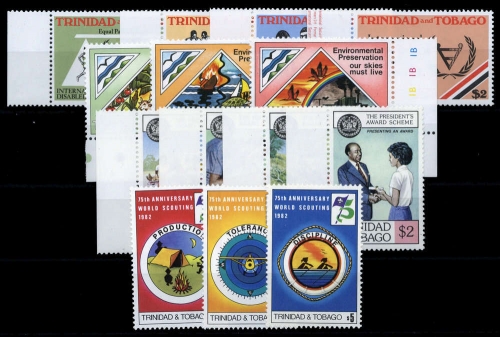 1981, Trinidad und Tobago, 428-31 u.a., **
