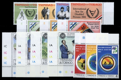 1981, Trinidad und Tobago, 428-31 u.a., **