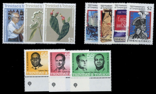1982, Trinidad und Tobago, 445-47 u.a., **