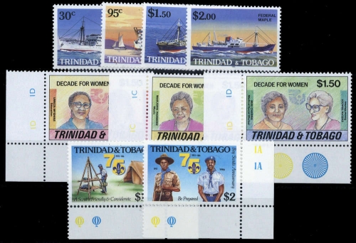 1985, Trinidad und Tobago, 517-20 u.a., **