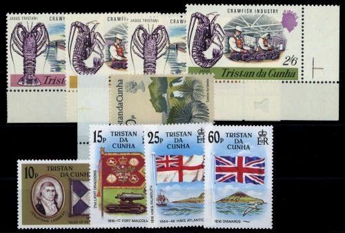 1969, Tristan da Cunha, 137-40 u.a., **