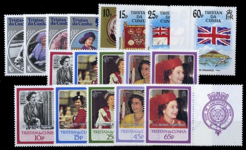 1985, Tristan da Cunha, 385-88 u.a., **