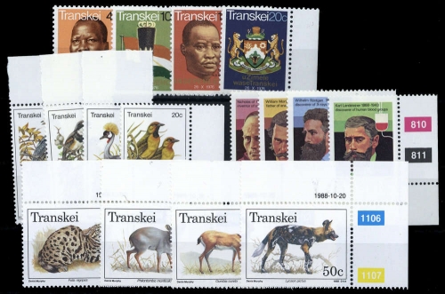 1976, Transkei, 18-21 u.a., **
