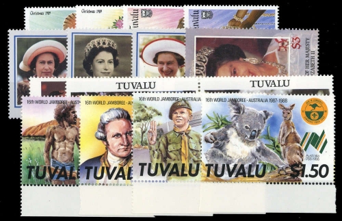 1986, Tuvalu, 360-63 u.a., **
