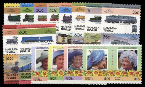 1984, Tuvalu Nanumea, 1-12 u.a., **