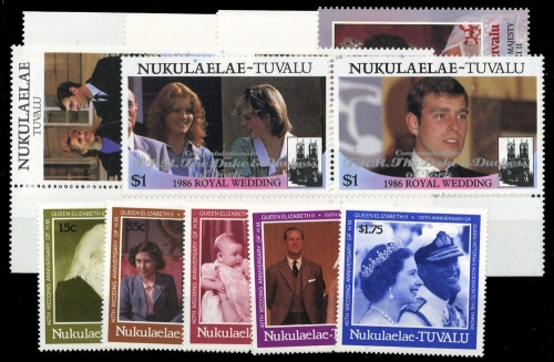 1986, Tuvalu Nukulaelae, 75-78 u.a., **