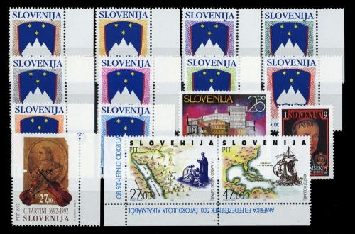 1992, Slowenien, 8-19 u.a., **