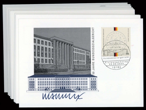 2004, Bundesrepublik Deutschland, 2422-33, Brief