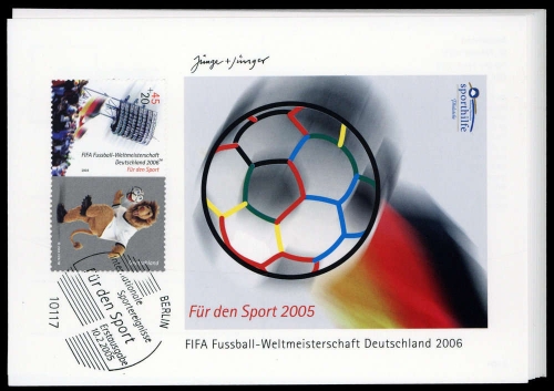 2005, Bundesrepublik Deutschland, 2439-43 u.a, Brief