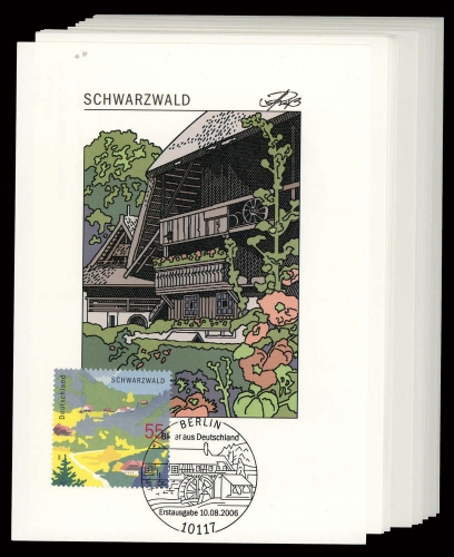 2006, Bundesrepublik Deutschland, 2554-59 u.a, Brief