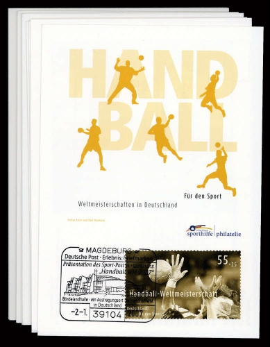 2007, Bundesrepublik Deutschland, 2578-83 u.a, Brief