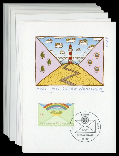 2010, Bundesrepublik Deutschland, 2786-92 u.a, Brief
