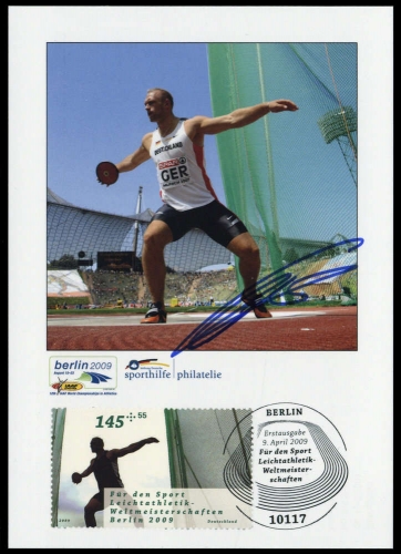 2009, Sport u. Spiel,Olympiade,Memorabilien, Brief