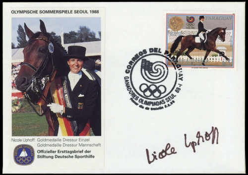1988, Sport u. Spiel,Pferdesport,Dressur, Brief