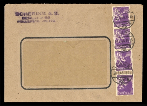 1945, SBZ Berlin Brandenburg, 2 A(4), Brief