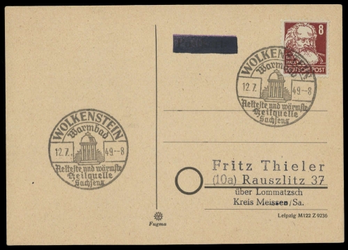 SBZ allgemeine Ausgabe, 214, Brief