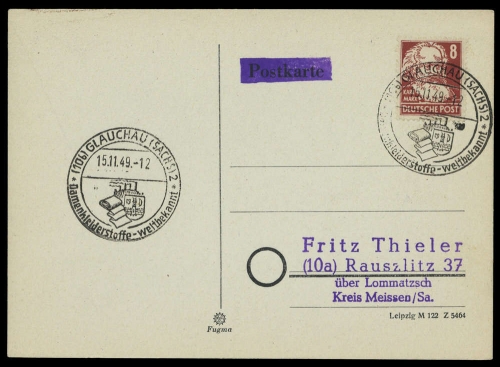 SBZ allgemeine Ausgabe, 214, Brief