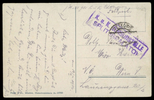 1916, Österreich, Brief