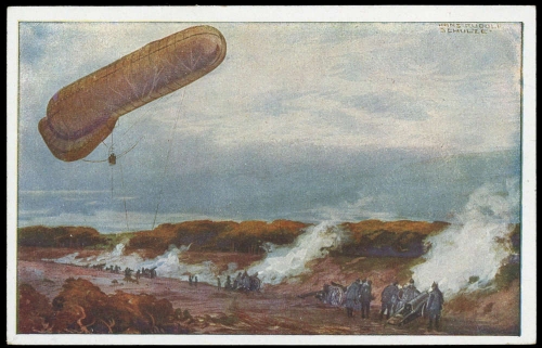 Zeppelin,Zeppelin Postkarten,Luftflotten-Verein, Brief