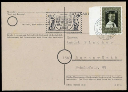 Liechtenstein, 352, Brief