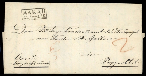 Schweiz, Brief