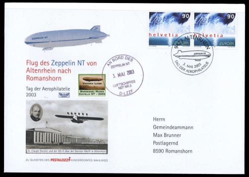 2003, Schweiz, 1757 (2), Brief