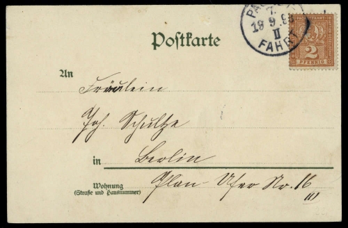 Deutsches Reich Stadtpost, Brief