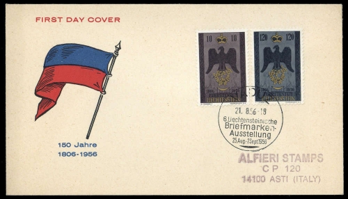 1956, Liberia, 346-347, FDC