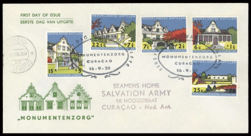 1959, Niederländische Antillen, 93-97, FDC