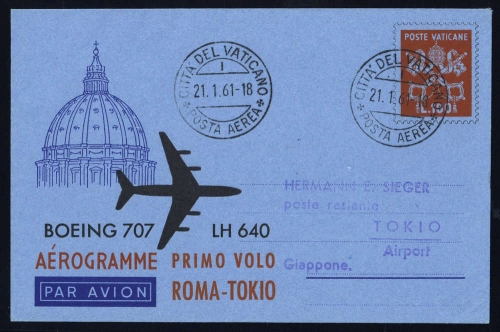 1961, Vatikanstaat, LF, Brief