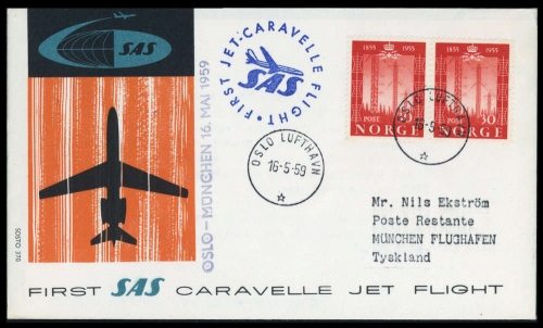 1959, Norwegen, 388 (2), Brief