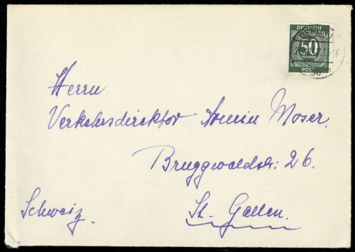 1946, Berlin Vorläufer, 932, Brief