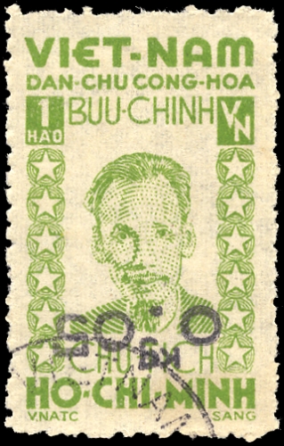 1952, Vietnam Nord Ausgaben für den Süden, D I K, gest.