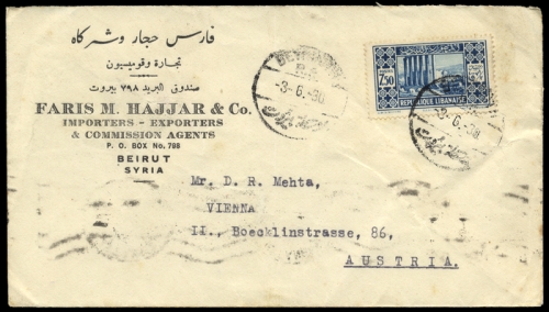 1930, Libanon, 180, Brief