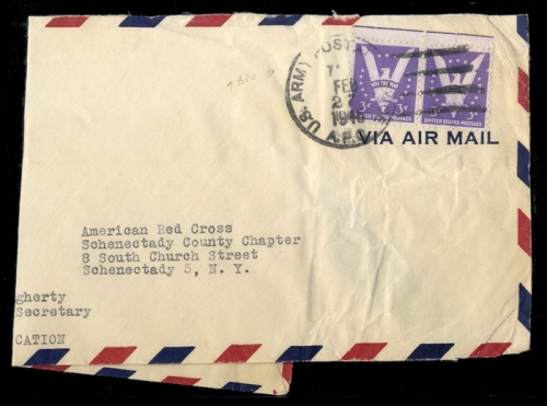 1945, Niederländisch Neuguinea, Brief