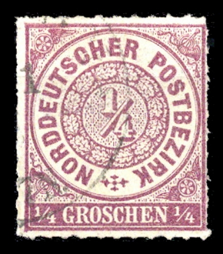 1868, Altdeutschland Norddeutscher Postbezirk, 1, gest.