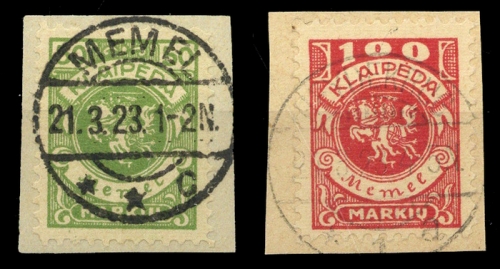 1923, Memel, 145-46, Briefst.