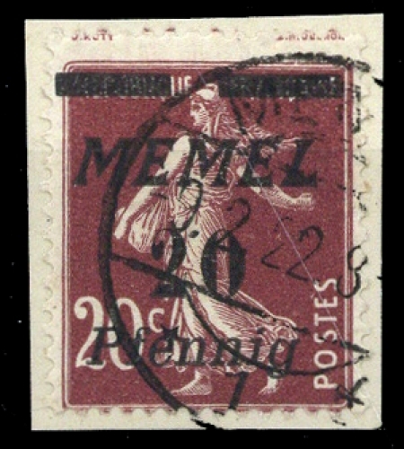 1922, Memel, 56, Briefst.