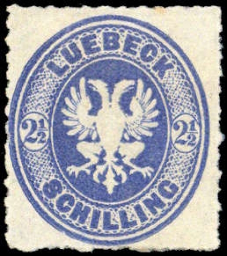 1863, Altdeutschland Lübeck, 11, *