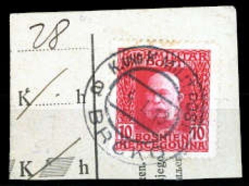 Bosnien und Herzegowina (Österr.), 69, Briefst.