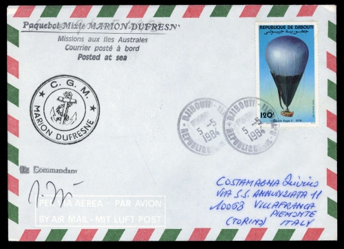1984, Dschibuti, Brief