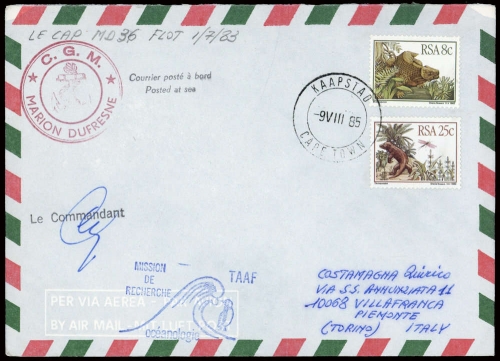 1986, Südafrika, Brief