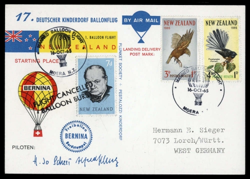 1965, Neuseeland, DKB 17, Brief