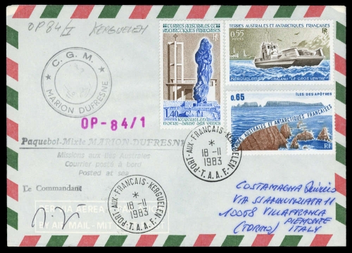 1983, Expeditionen,Antarktis,, Brief