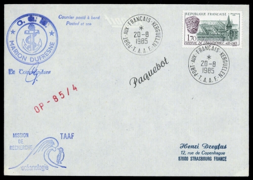 1985, Expeditionen,Antarktis,, Brief
