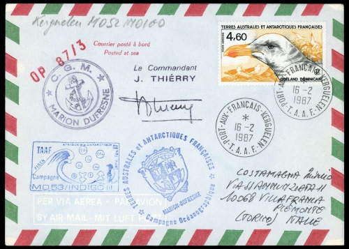 1987, Expeditionen,Antarktis,, Brief